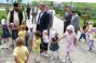 14 июля 2011 года. Отец Лонгин и Дмитрий Фирташ с  воспитанниками детского приюта в селе Молница при Свято-Вознесенском монастыре