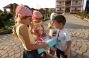 Воспитанники детского приюта в селе Молница при Свято-Вознесенском монастыре