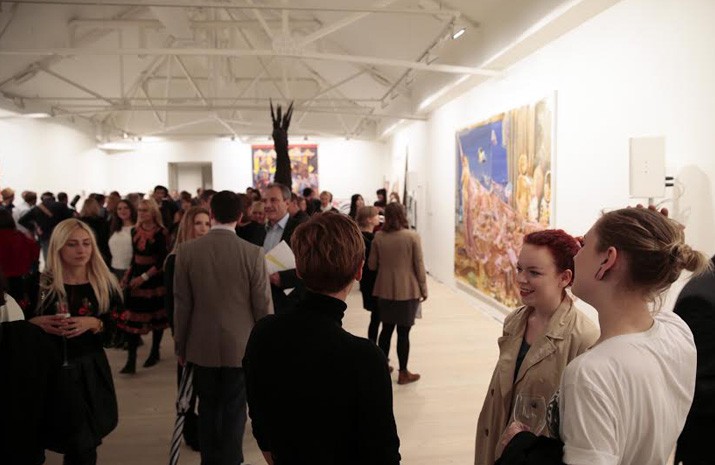 Открытие выставки “Premonition: Ukrainian Art Now” в Saatchi Gallery