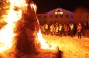 Завершился праздник традиционным сожжением дидуха